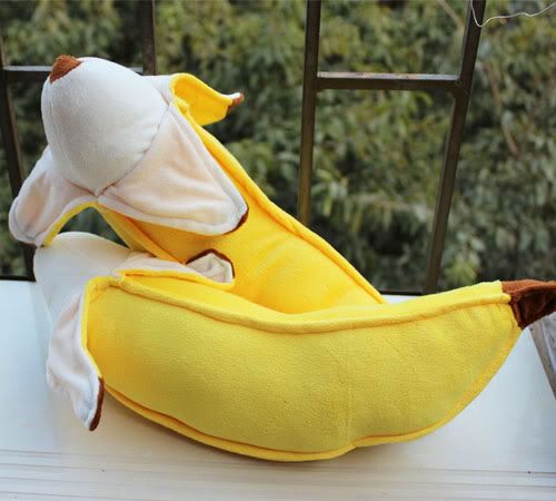 stuffed banana pillow